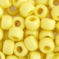 John Bead 9mm Opaque Plastic Pony Beads, 1,000ct.