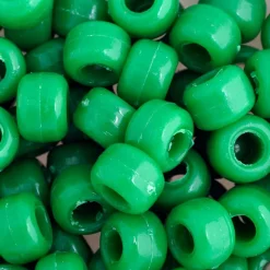 John Bead 9mm Opaque Plastic Pony Beads, 1,000ct.