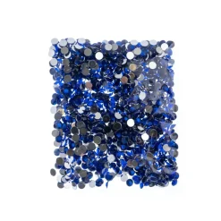 John Bead 6mm (SS28) Round Acrylic Flat Back Rhinestones, 1000pcs