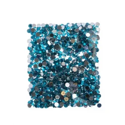 John Bead 6mm (SS28) Round Acrylic Flat Back Rhinestones, 1000pcs