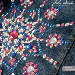 John Bead 6mm (SS28) Round Acrylic Flat Back Rhinestones, 1000pcs