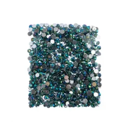 John Bead 6mm (SS28) Round Acrylic Flat Back Rhinestones, 1000pcs