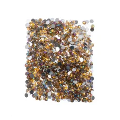 John Bead 6mm (SS28) Round Acrylic Flat Back Rhinestones, 1000pcs