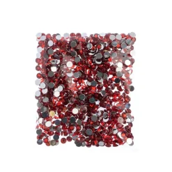John Bead 6mm (SS28) Round Acrylic Flat Back Rhinestones, 1000pcs