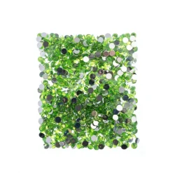 John Bead 6mm (SS28) Round Acrylic Flat Back Rhinestones, 1000pcs