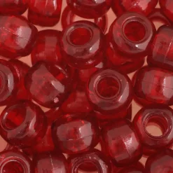 John Bead 9mm Transparent Pony Beads, 1,000ct.