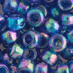John Bead 9mm Transparent Pony Beads, 1,000ct.