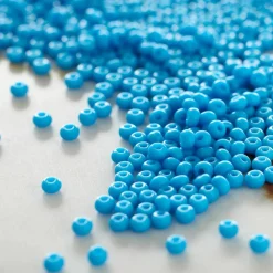 John Bead Opaque Czech Glass Seed Beads, 11/0