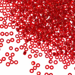 John Bead Opaque Czech Glass Seed Beads, 11/0