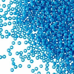 John Bead Opaque Czech Glass Seed Beads, 11/0