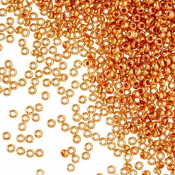 John Bead Opaque Czech Glass Seed Beads, 11/0