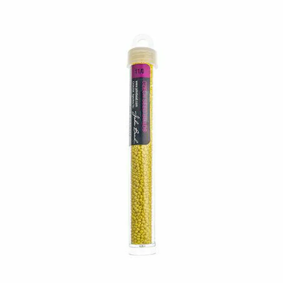 John Bead 11/0 PermaLux Dyed Chalk Czech Glass Seed Beads, 23g/24g/250g