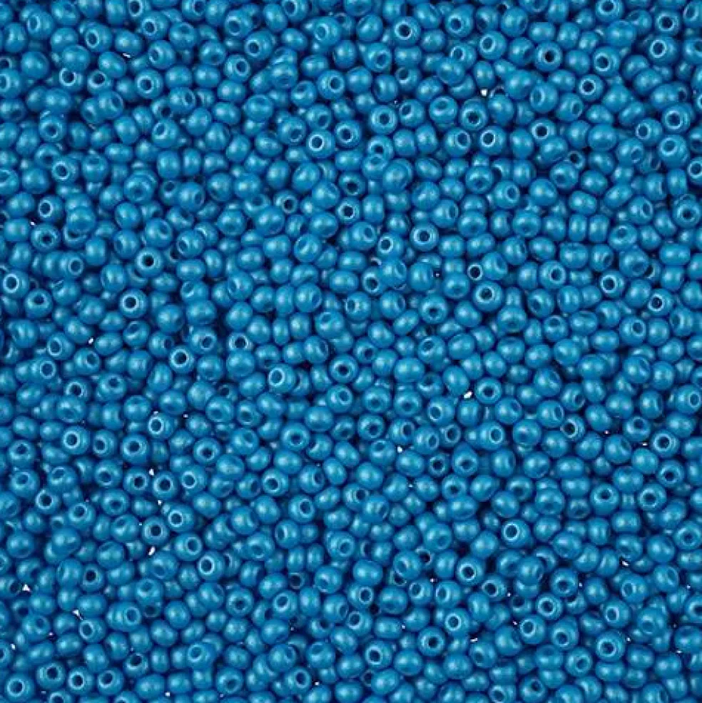 John Bead 11/0 PermaLux Dyed Chalk Czech Glass Seed Beads, 23g/24g/250g