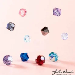 John Bead Preciosa 4mm Czech Crystal Rondelle Beads, 40ct.