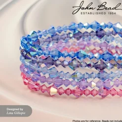 John Bead Preciosa 4mm Czech Crystal Rondelle Beads, 40ct.