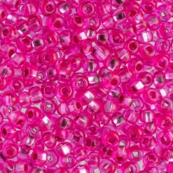John Bead 6/0 Silver Lined Czech Glass Seed Beads, 100g