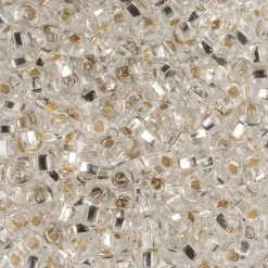 John Bead 6/0 Silver Lined Czech Glass Seed Beads, 100g