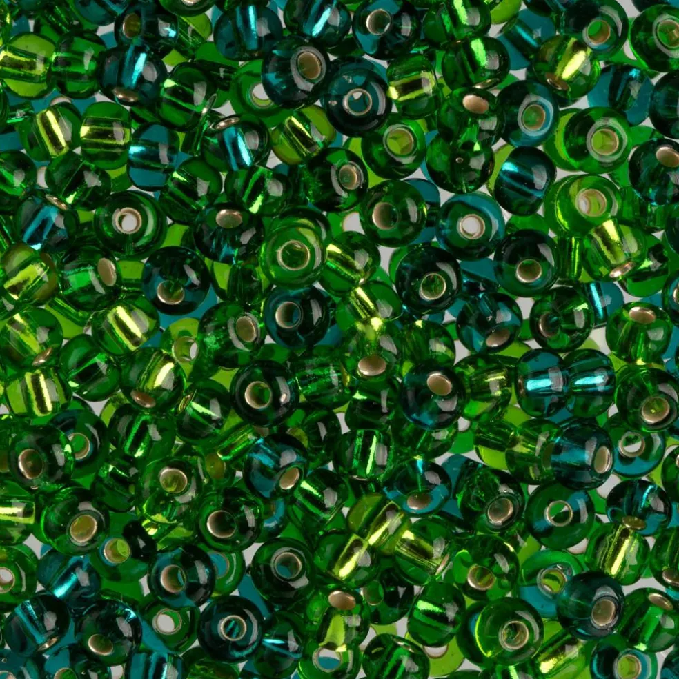 John Bead 6/0 Silver Lined Czech Glass Seed Beads, 100g
