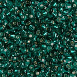 John Bead 6/0 Silver Lined Czech Glass Seed Beads, 100g