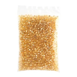 John Bead 6/0 Silver Lined Czech Glass Seed Beads, 100g