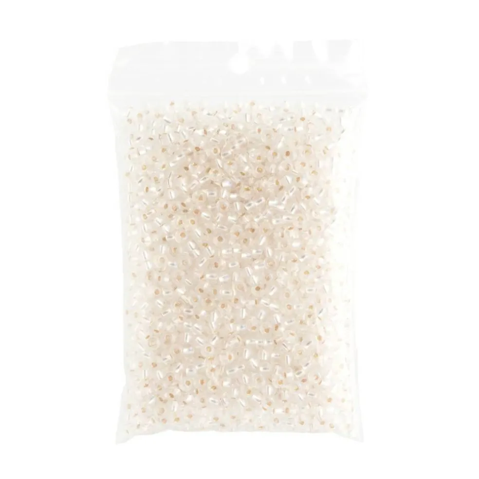 John Bead 6/0 Silver Lined Czech Glass Seed Beads, 100g