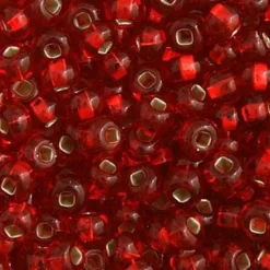 John Bead 6/0 Silver Lined Czech Glass Seed Beads, 22g