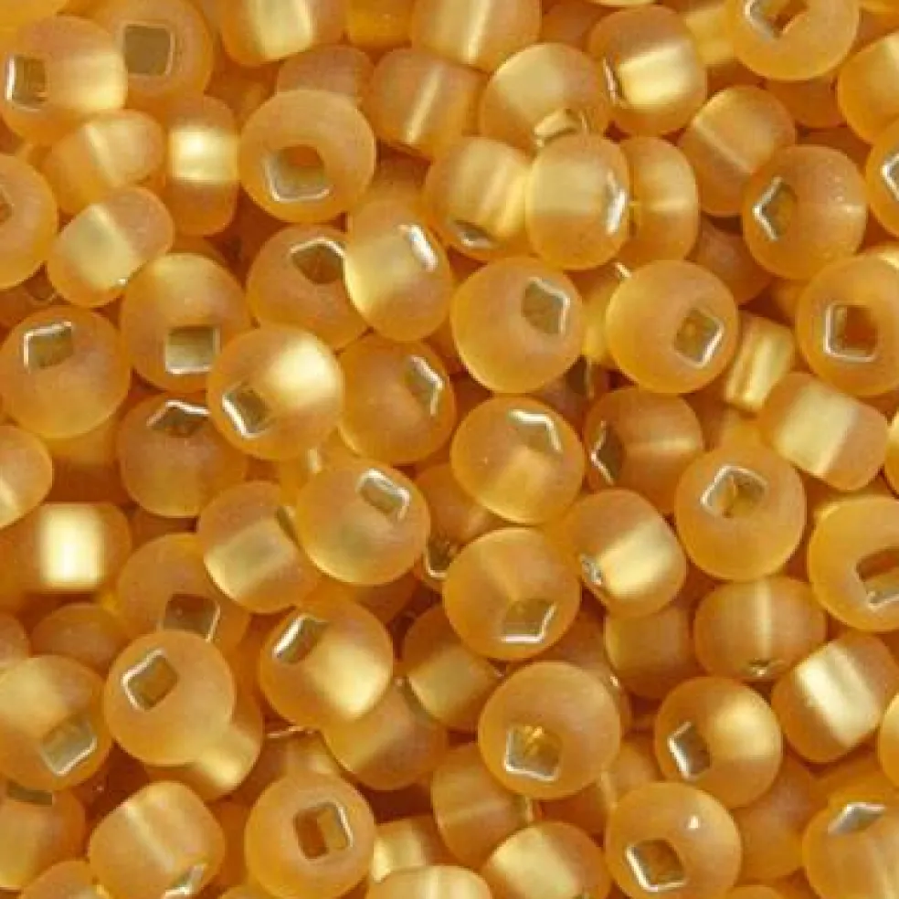 John Bead 6/0 Silver Lined Czech Glass Seed Beads, 22g