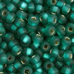 John Bead 6/0 Silver Lined Czech Glass Seed Beads, 22g