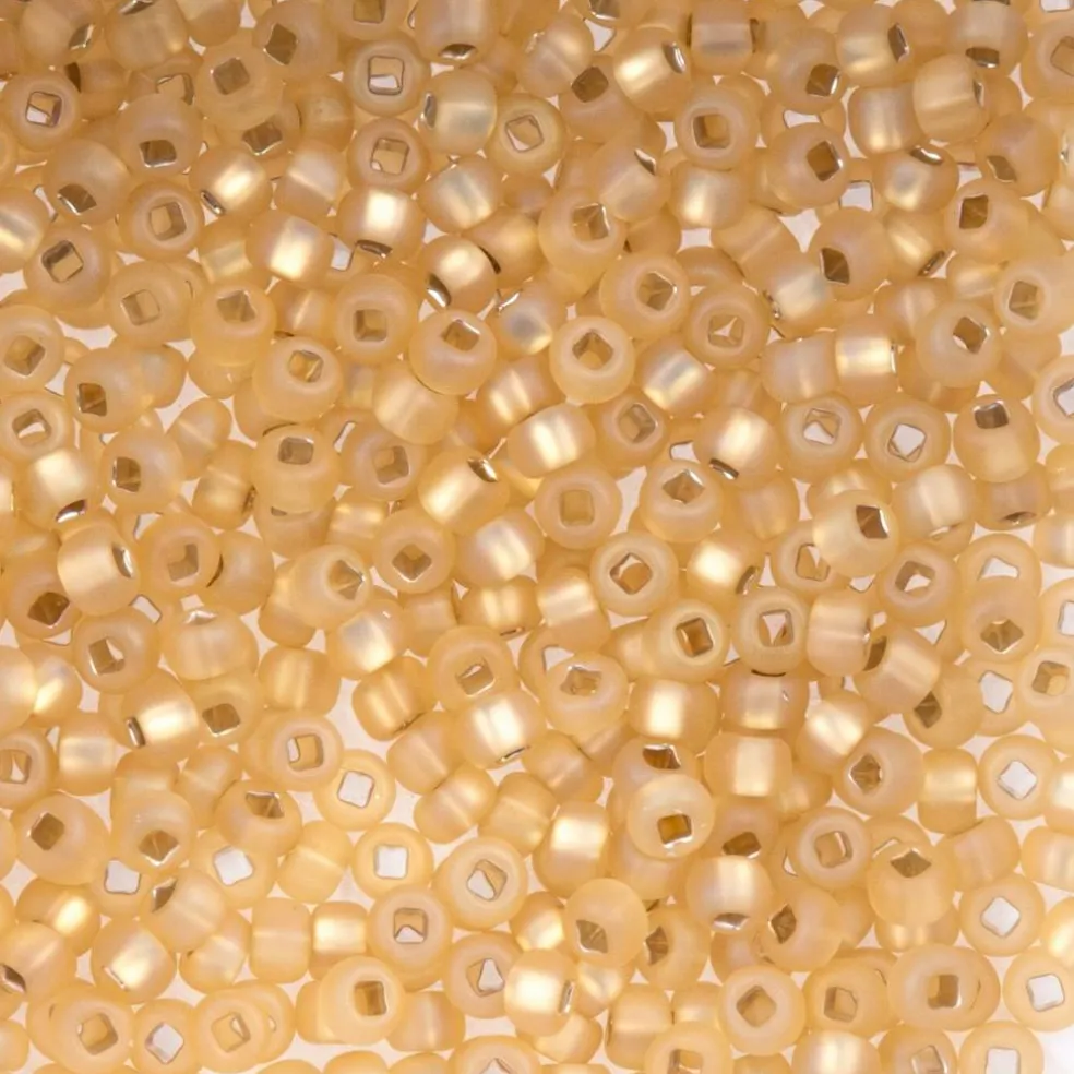 John Bead 6/0 Silver Lined Czech Glass Seed Beads, 22g