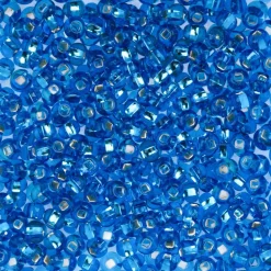 John Bead 6/0 Silver Lined Czech Glass Seed Beads, 22g