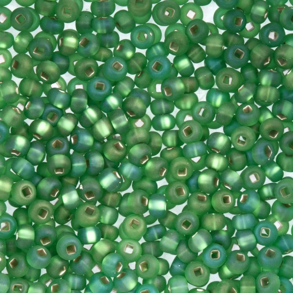 John Bead 6/0 Silver Lined Czech Glass Seed Beads, 22g