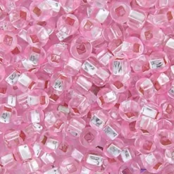 John Bead 6/0 Silver Lined Czech Glass Seed Beads, 22g