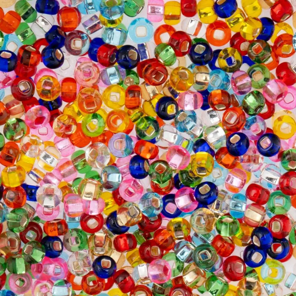 John Bead 6/0 Silver Lined Czech Glass Seed Beads, 22g