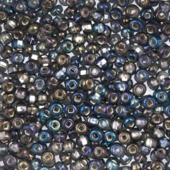 John Bead 6/0 Silver Lined Czech Glass Seed Beads, 22g