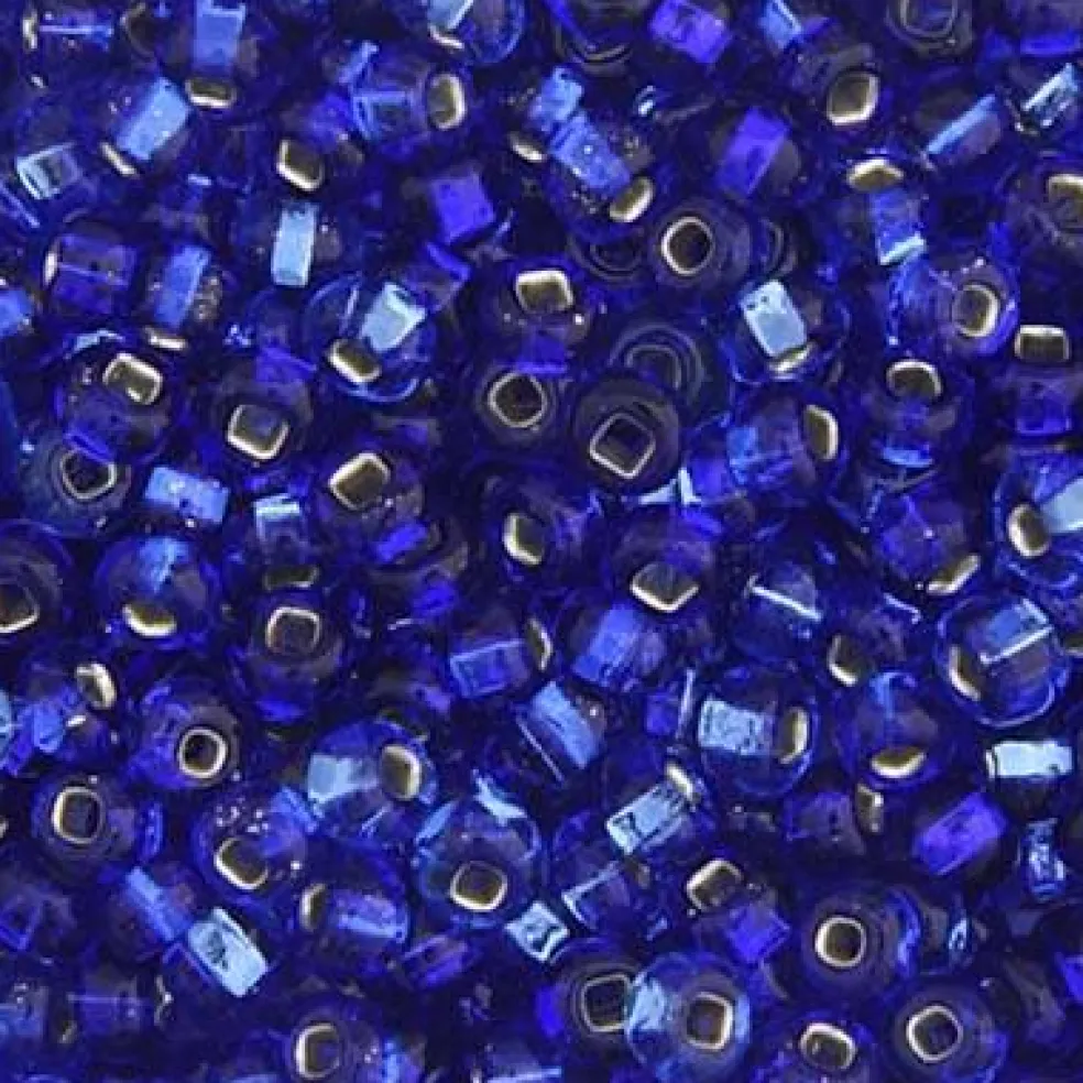 John Bead 6/0 Silver Lined Czech Glass Seed Beads, 22g