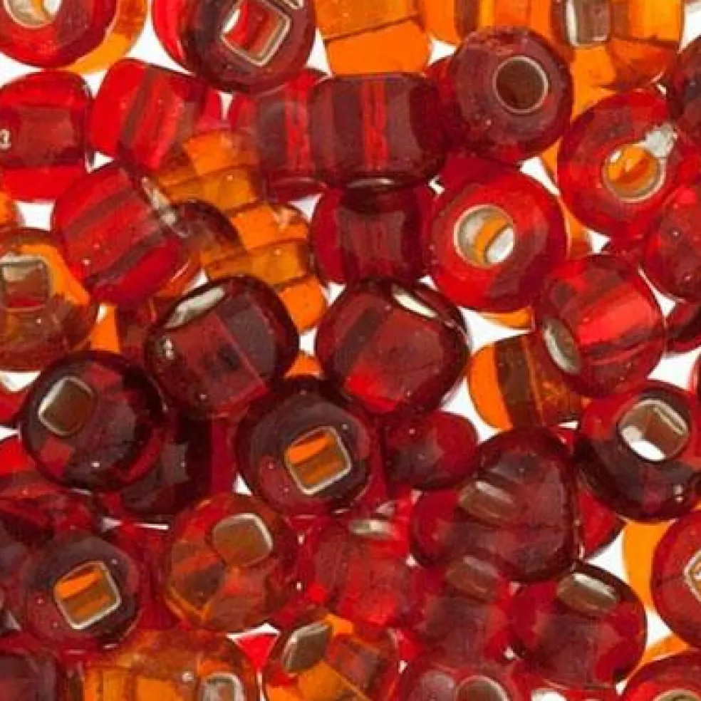 John Bead 6/0 Silver Lined Czech Glass Seed Beads, 22g