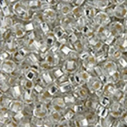 John Bead 6/0 Silver Lined Czech Glass Seed Beads, 22g