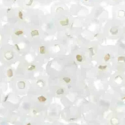 John Bead 6/0 Silver Lined Czech Glass Seed Beads, 22g