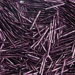 John Bead Silver Lined Twisted Bugles Czech Glass Seed Beads, 250g