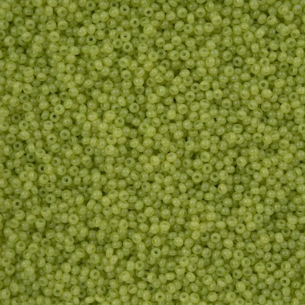 John Bead 11/0 Solgel Alabaster Czech Glass Seed Beads, 250g