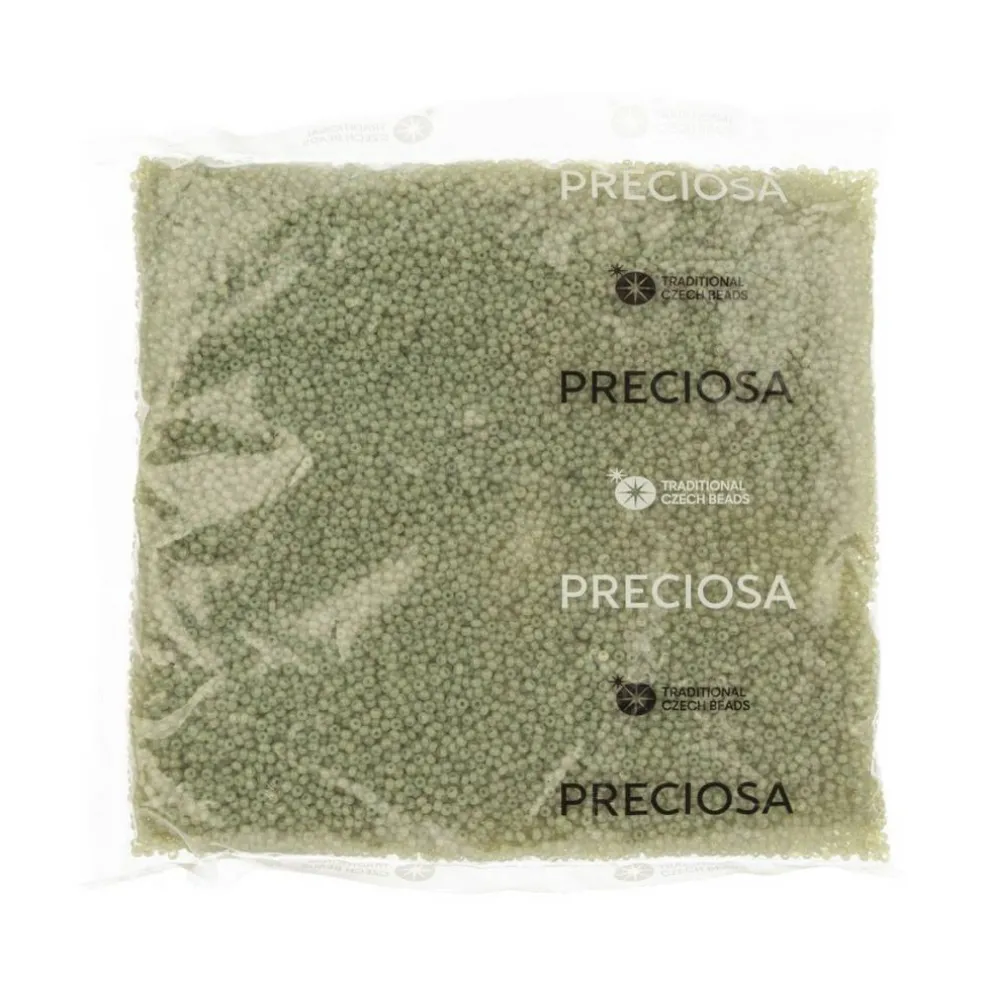 John Bead 11/0 Solgel Alabaster Czech Glass Seed Beads, 250g