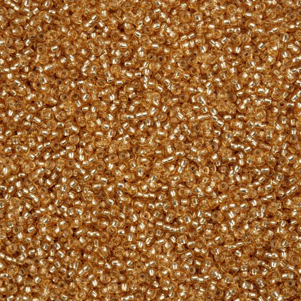 John Bead 11/0 Solgel Silver Lined Czech Glass Seed Beads, 23g/500g