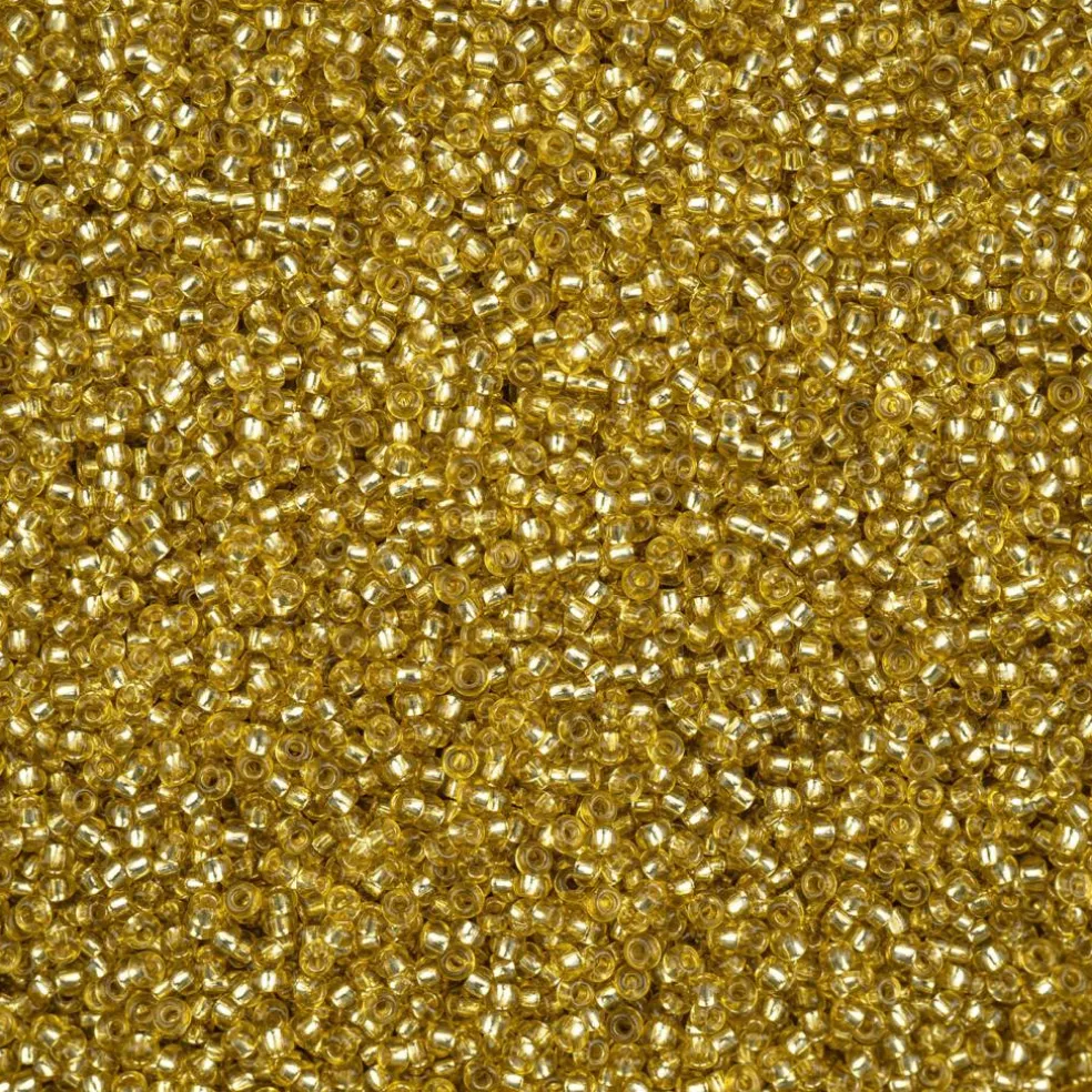 John Bead 11/0 Solgel Silver Lined Czech Glass Seed Beads, 23g/500g
