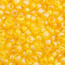 John Bead 11/0 Transparent Finish Czech Glass Seed Beads, 23g/24g