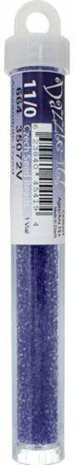 John Bead 11/0 Transparent Finish Czech Glass Seed Beads, 23g/24g