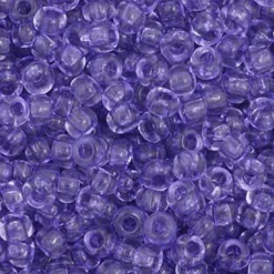 John Bead 11/0 Transparent Finish Czech Glass Seed Beads, 23g/24g