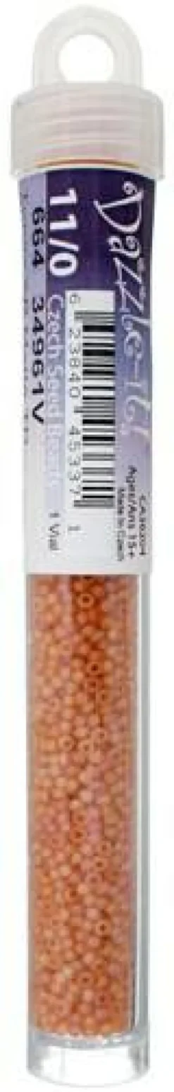 John Bead 11/0 Transparent Finish Czech Glass Seed Beads, 23g/24g