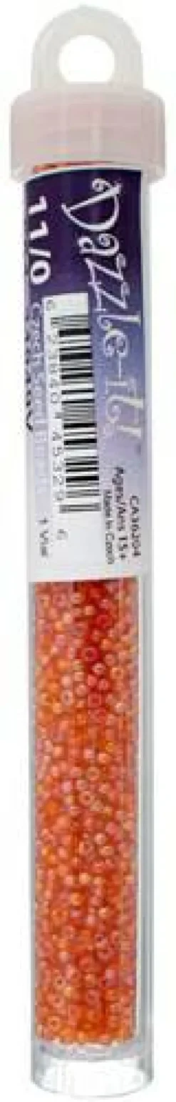 John Bead 11/0 Transparent Finish Czech Glass Seed Beads, 23g/24g