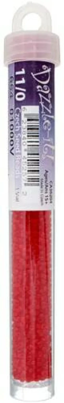 John Bead 11/0 Transparent Finish Czech Glass Seed Beads, 23g/24g