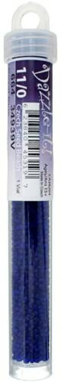 John Bead 11/0 Transparent Finish Czech Glass Seed Beads, 23g/24g